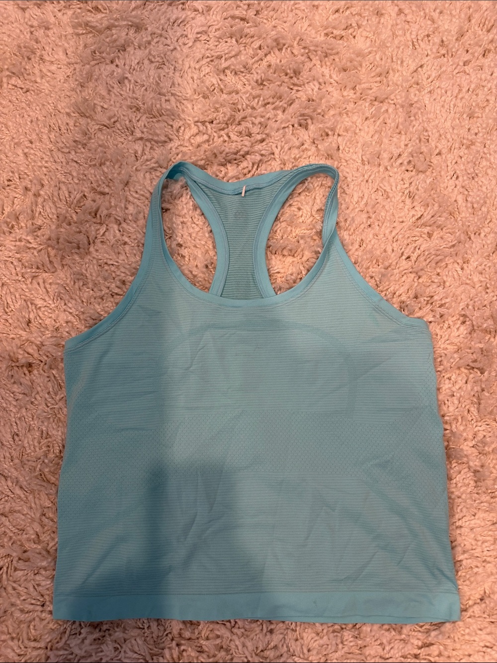 Lululemon Light Blue Racerback Sports Tank Top